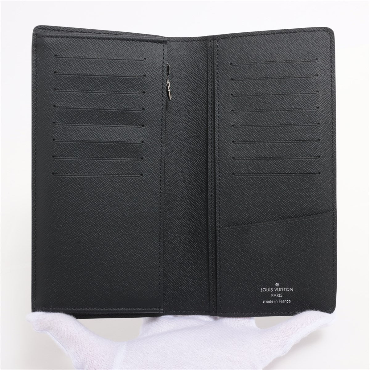 Louis Vuitton Monogram Portefolio Brother M61697 Black Wallet