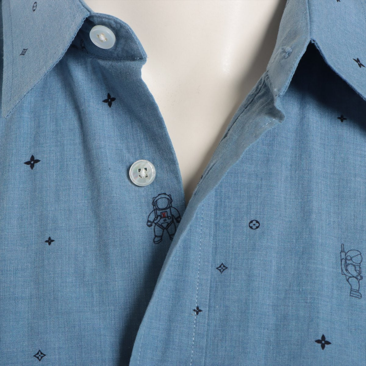 Louis Vuitton 19SS Cotton  L  Blue RM191Q