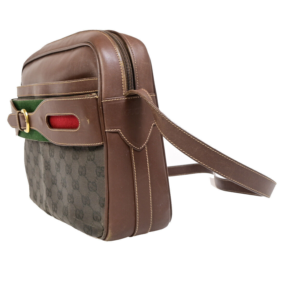 Gucci Ophidia  Canvas Shoulder Bag ()