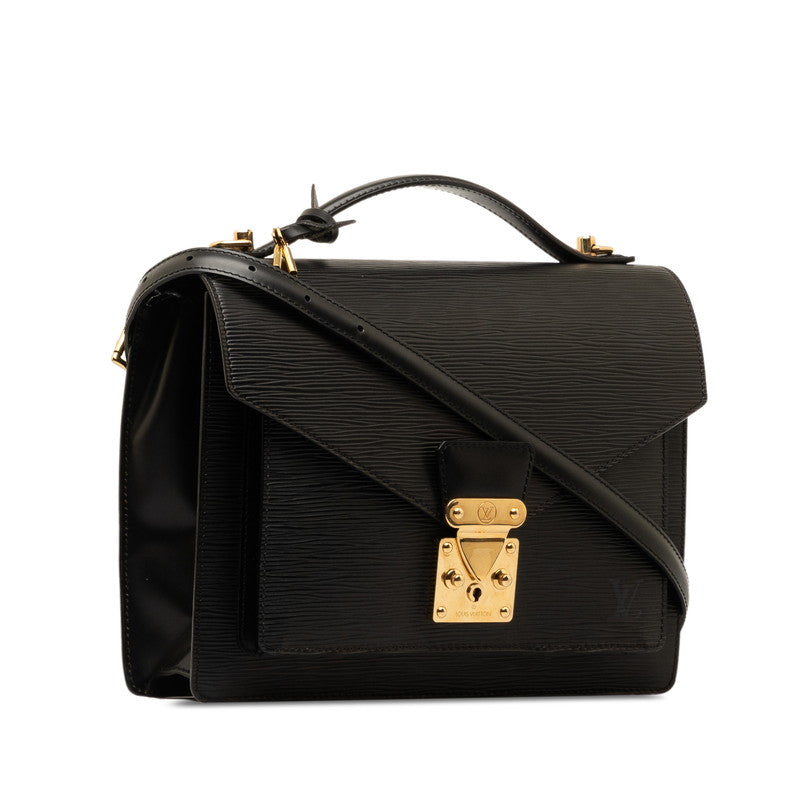 Louis Vuitton 2WAY M52122 Black Leather  Louis Vuitton 2WAY M52122 Black Leather Ladies Louis Vuitton 2WAY M52122