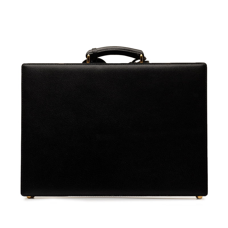 Luxury Gucci Trending 2025 Briefcase Black Leather  Luxury Gucci Trending 2025