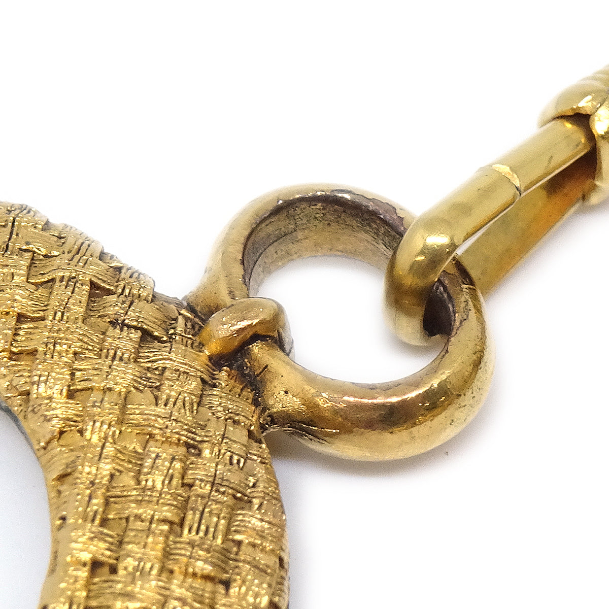 Luxury Chanel Medallion Gold Chain Loupe Necklace 3083/29