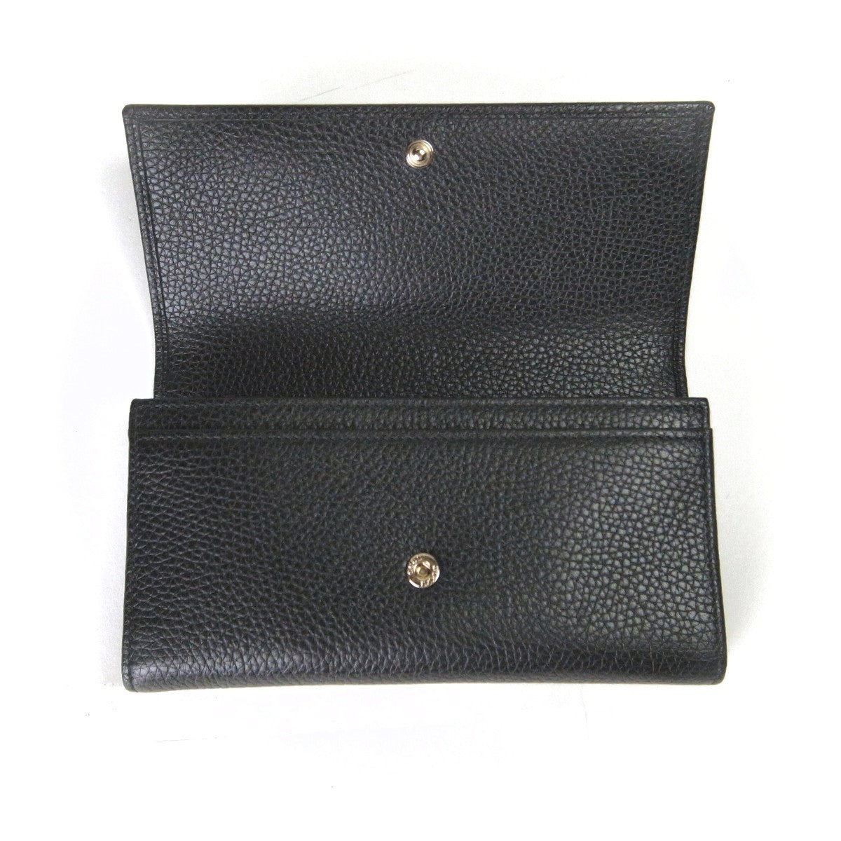 Luxury Gucci Trending 2025 Leather Interlocking Long Wallet with Coin Pocket 598206