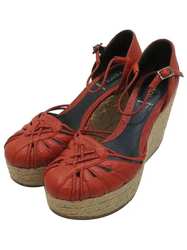 Luxury Fendi Smith Market Used Luxury Orange Shoes Women s