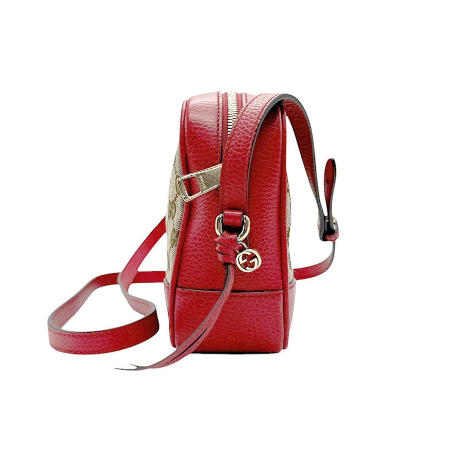 Gucci   Color Gg Canvas Leather Shoulder Bag