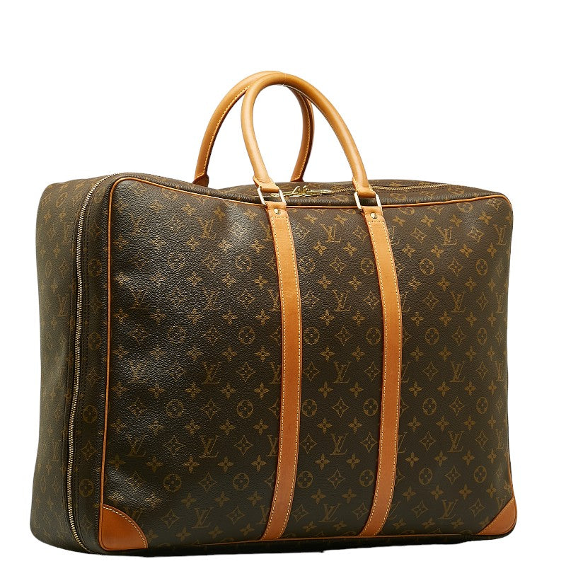 Louis Vuitton Monogram Sirius 55 Boston Bag Travel Bag M41404 Brown PVC Leather  Louis Vuitton