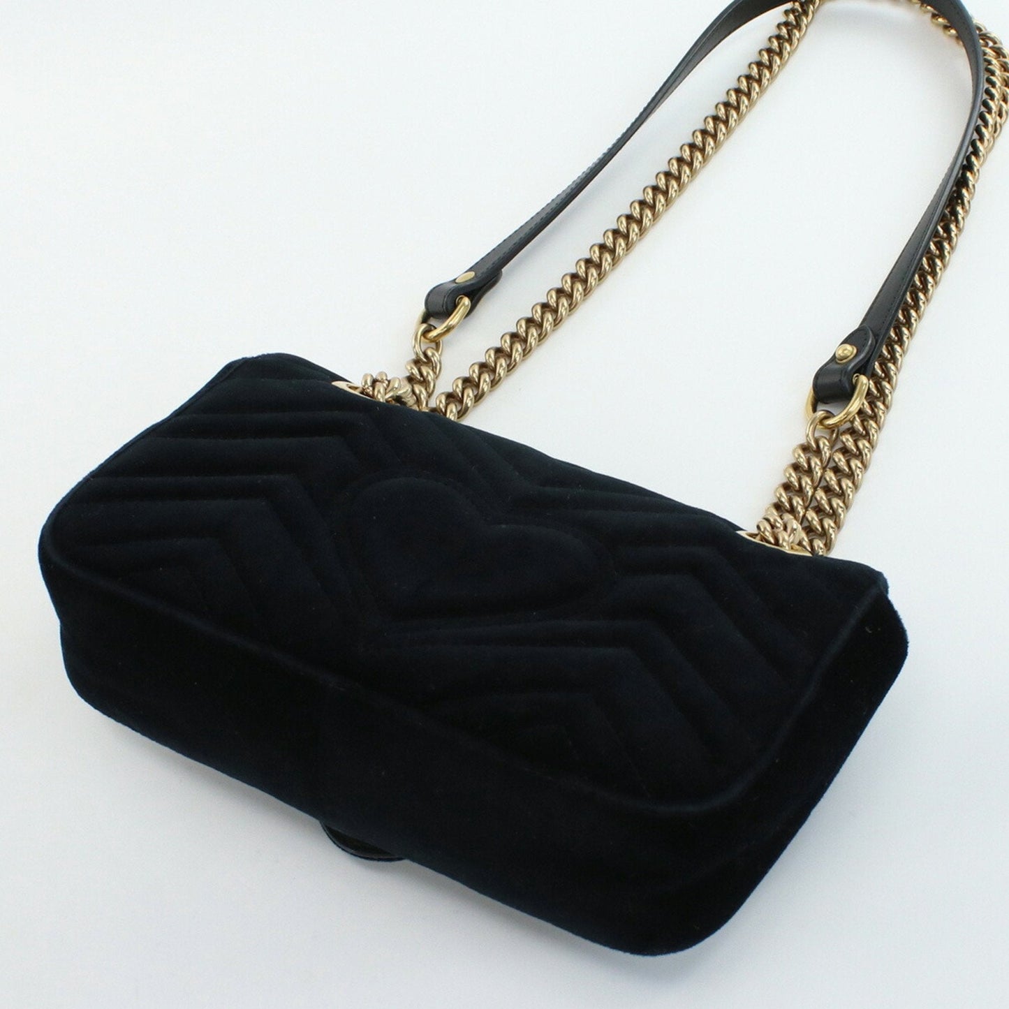 Luxury Gucci Trending 2025 Gg Marmont  Velvet Shoulder Bag ()