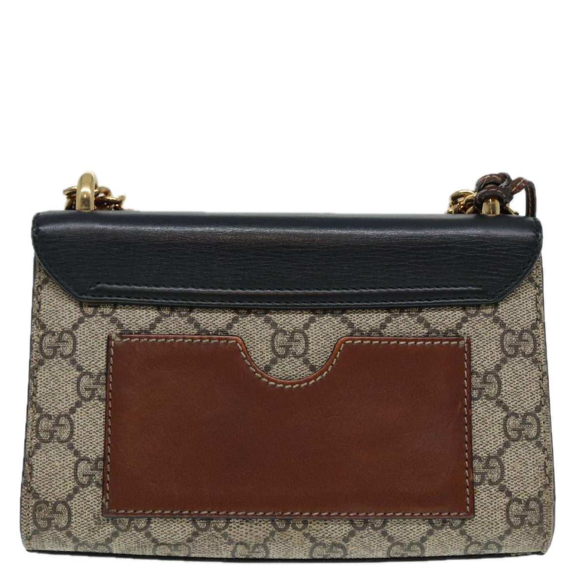 Gucci Padlock  Canvas Shoulder Bag ()