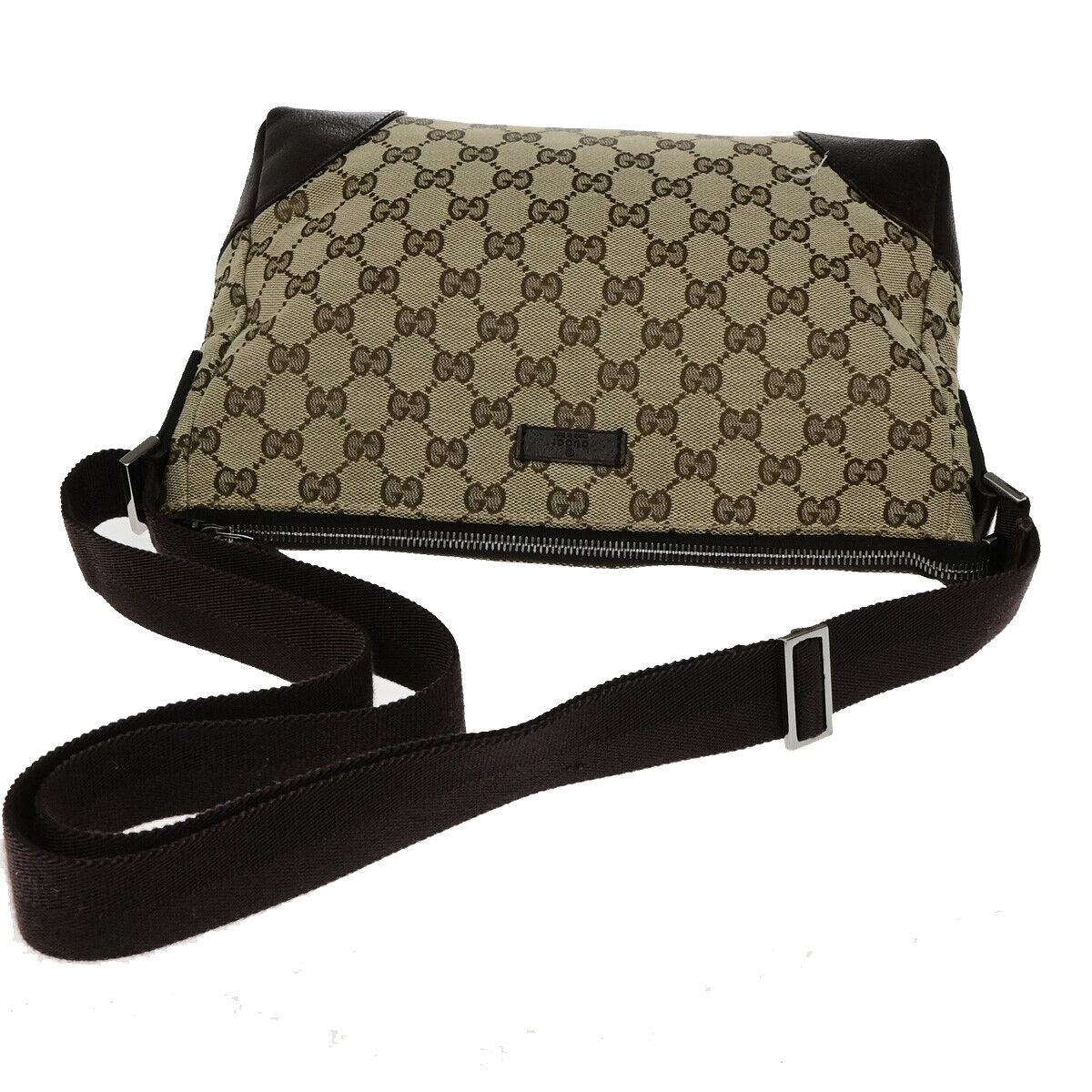 Gucci --  Canvas Shoulder Bag