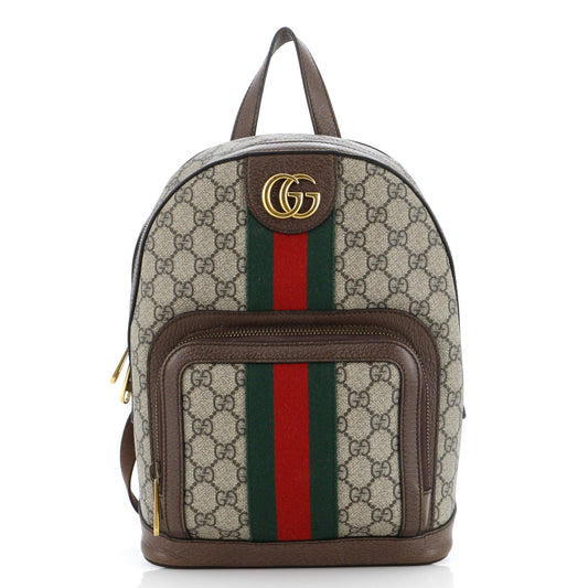 Luxury Gucci Trending 2025 Ophidia Backpack GG Coated Canvas Small