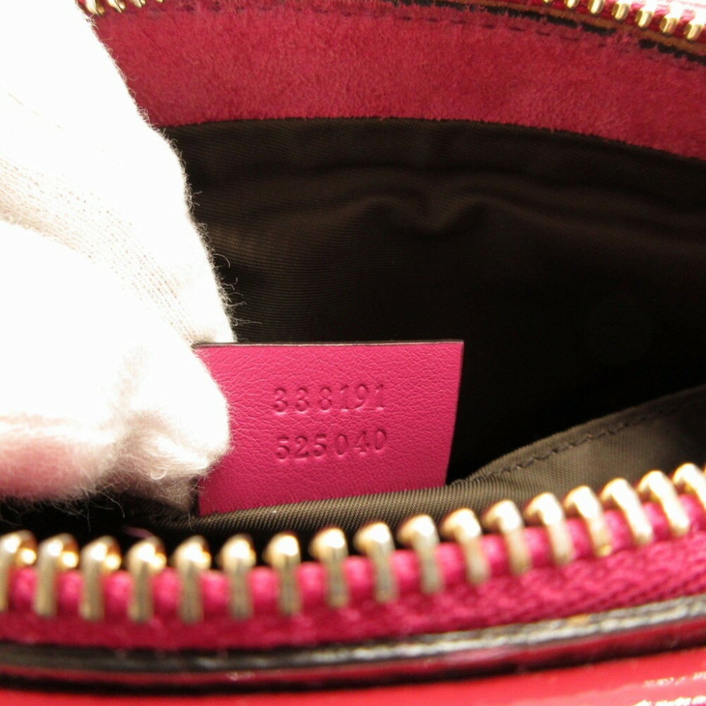 Gucci Soho  Patent Leather Clutch Bag ()