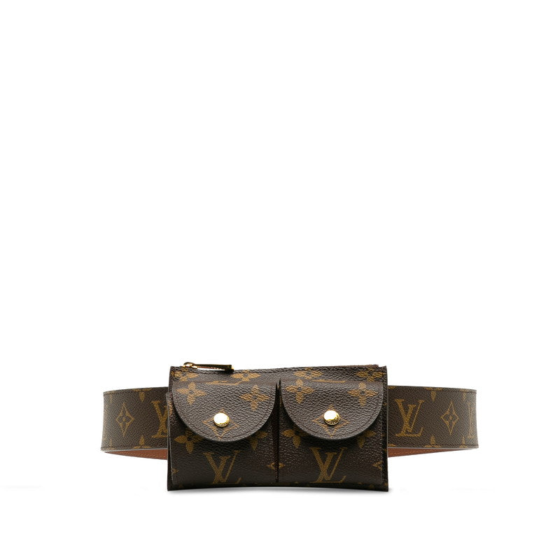 Louis Vuitton Monogram Santuary Duo Body Bag Waist Bag Pouch M9836 Brown PVC Leather  Louis Vuitton