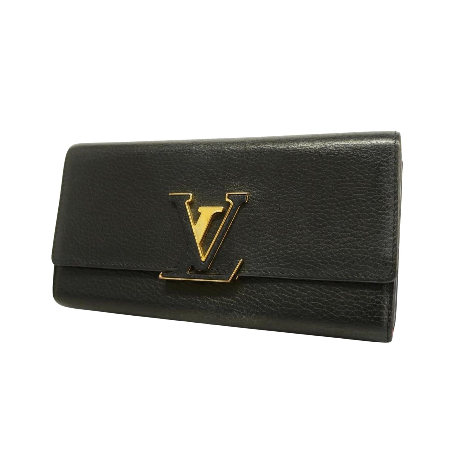 Louis Vuitton Portefeuille Capucines  Leather Wallet  ()