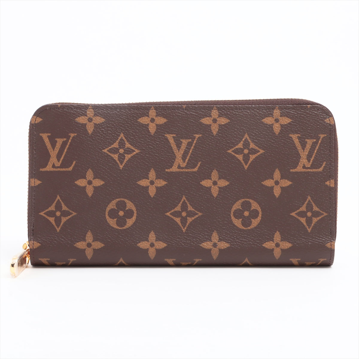 Louis Vuitton Monogram  Wallet M42616 Brown Round Zip Wallet