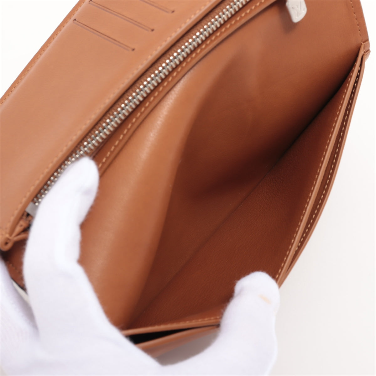 Louis Vuitton LV Logo Portefolio Brother M81756 Brown Long   Wallet