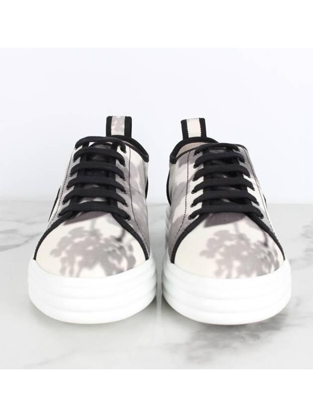 Luxury Fendi Floral Rise Minimalist Platform Sneakers 41 260