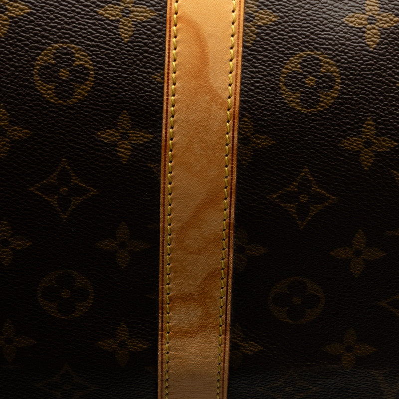Louis Vuitton Monogram Keepall Bandouliere 60 Boston Bag Shower Bag 2WAY M41412 Brown PVC Leather  Louis Vuitton