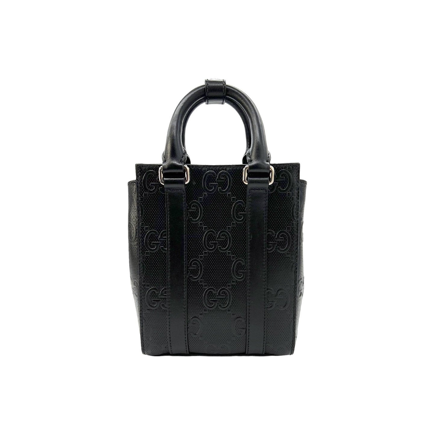 Luxury Gucci GG Perforated Mini Tote