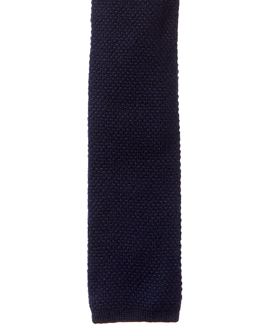Gucci Navy Cashmere & Silk-Blend Tie