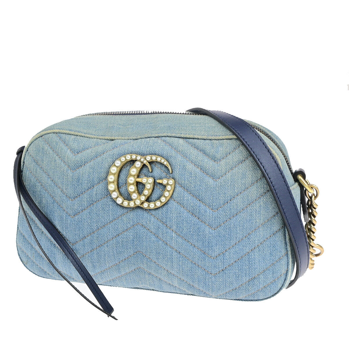 Luxury Gucci Trending 2025 Gg Marmont   - Jeans Shoulder Bag ()