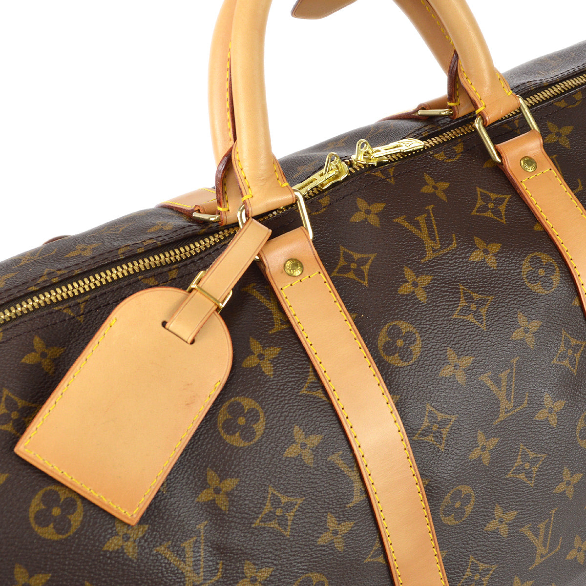 Louis Vuitton 1995 Monogram Keepall Bandouliere 55 Duffle Bag M41414