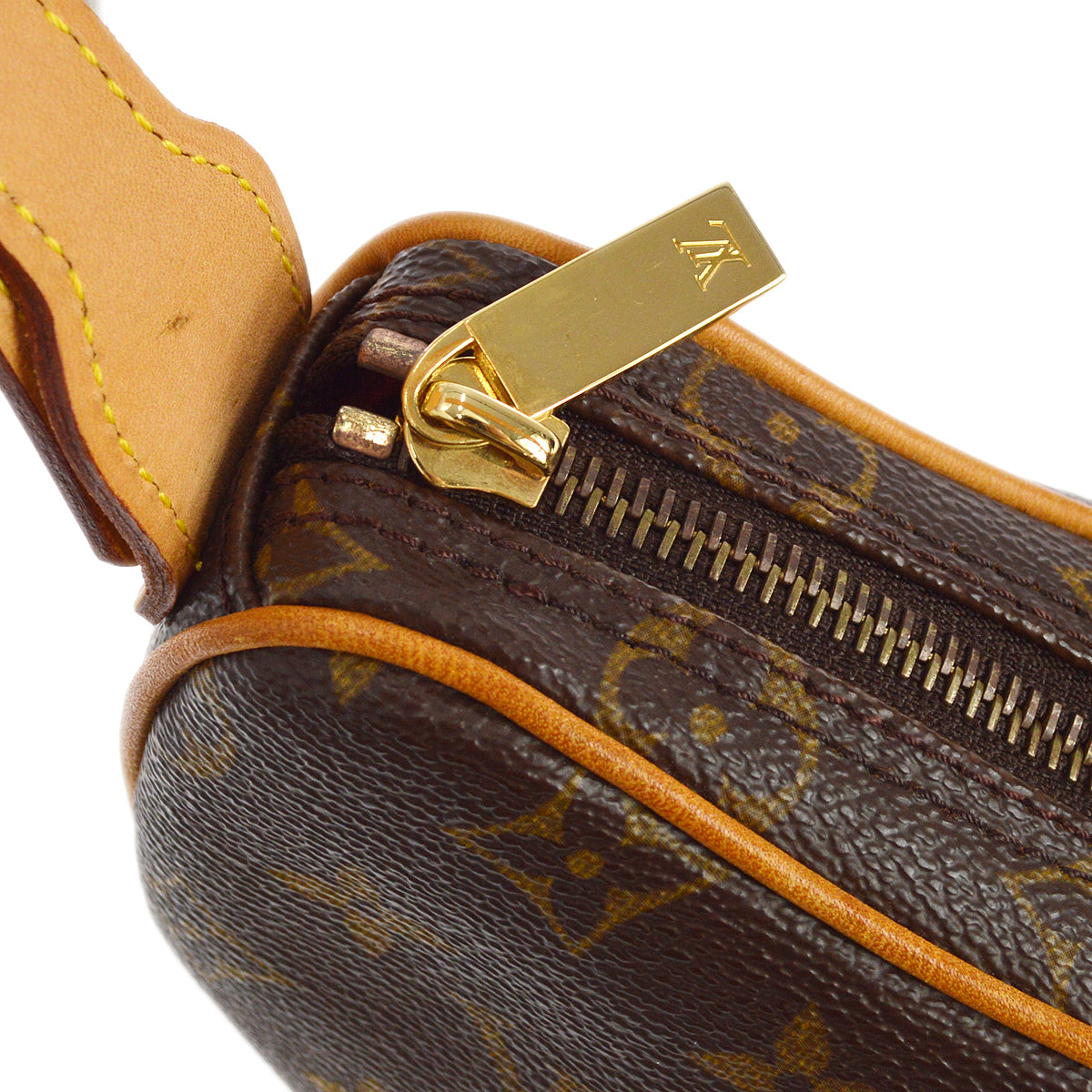 Louis Vuitton 2004 Monogram Pochette Croissant Handbag M51510