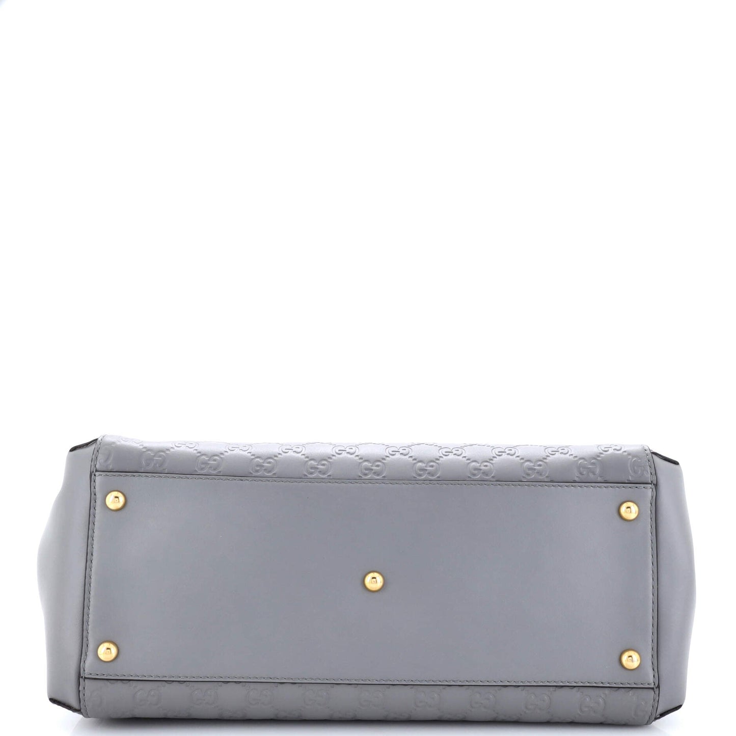 Soft Signature Convertible Top Handle Bag Guccissima Leather Large