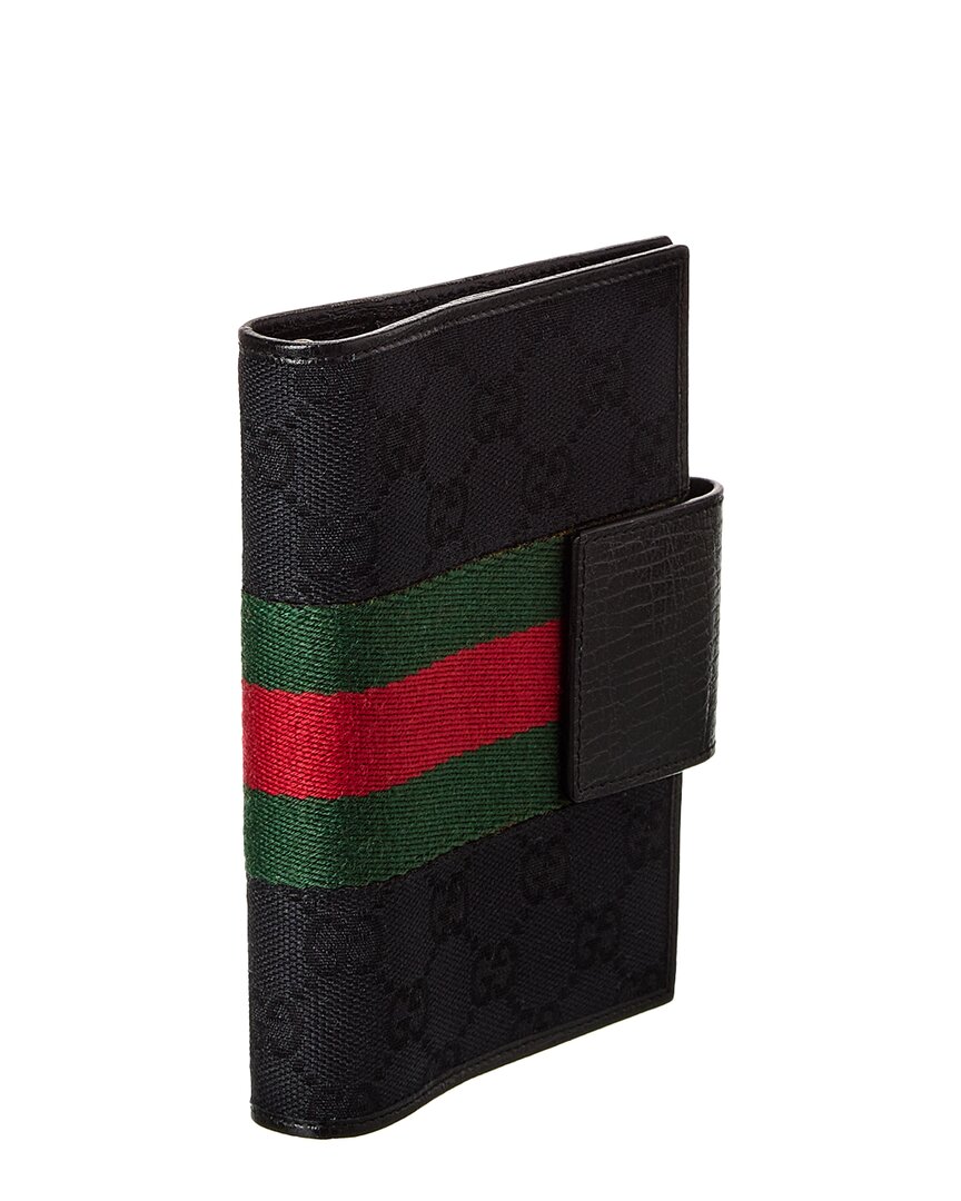 Gucci GG Canvas & Leather Card Case