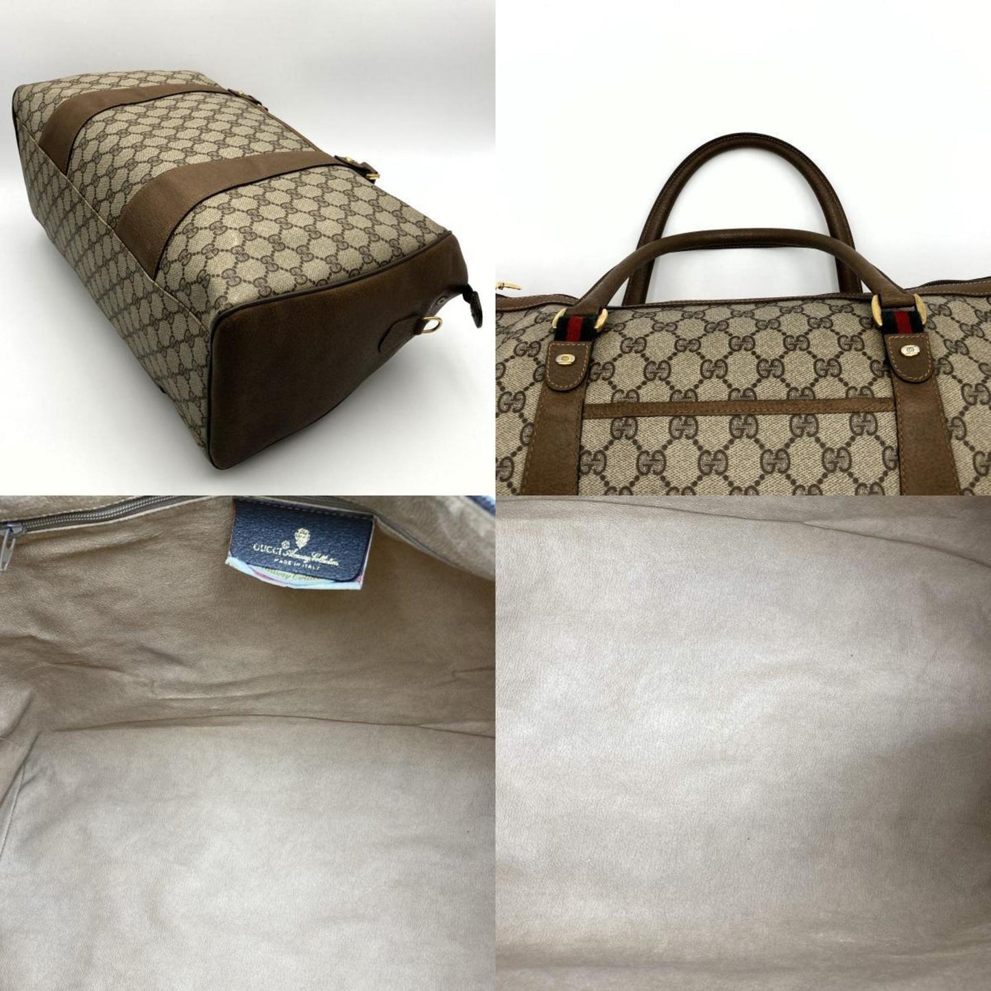 Gucci Gg Supreme  Canvas Travel Bag ()