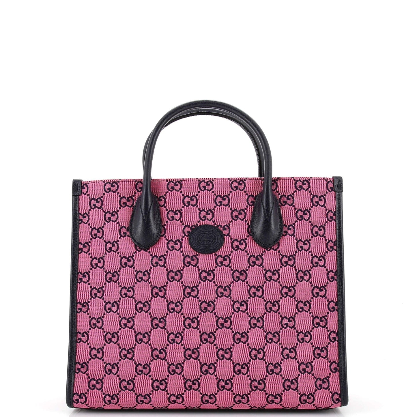 Luxury Gucci Trending 2025 Structured Top Handle Open Tote GG Canvas Small