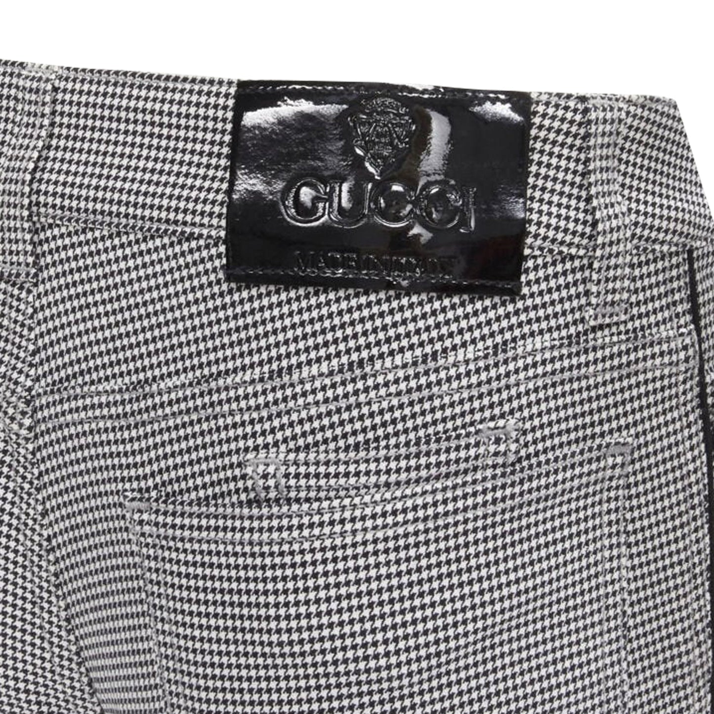 Gucci houndstooth cropped pants