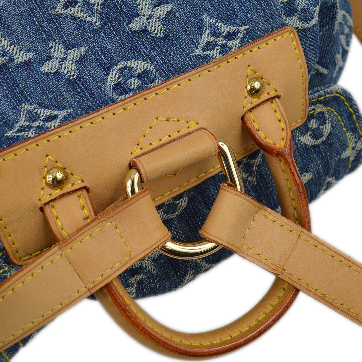 Louis Vuitton 2006 Sac a Dos GM Monogram Denim Blue M95056