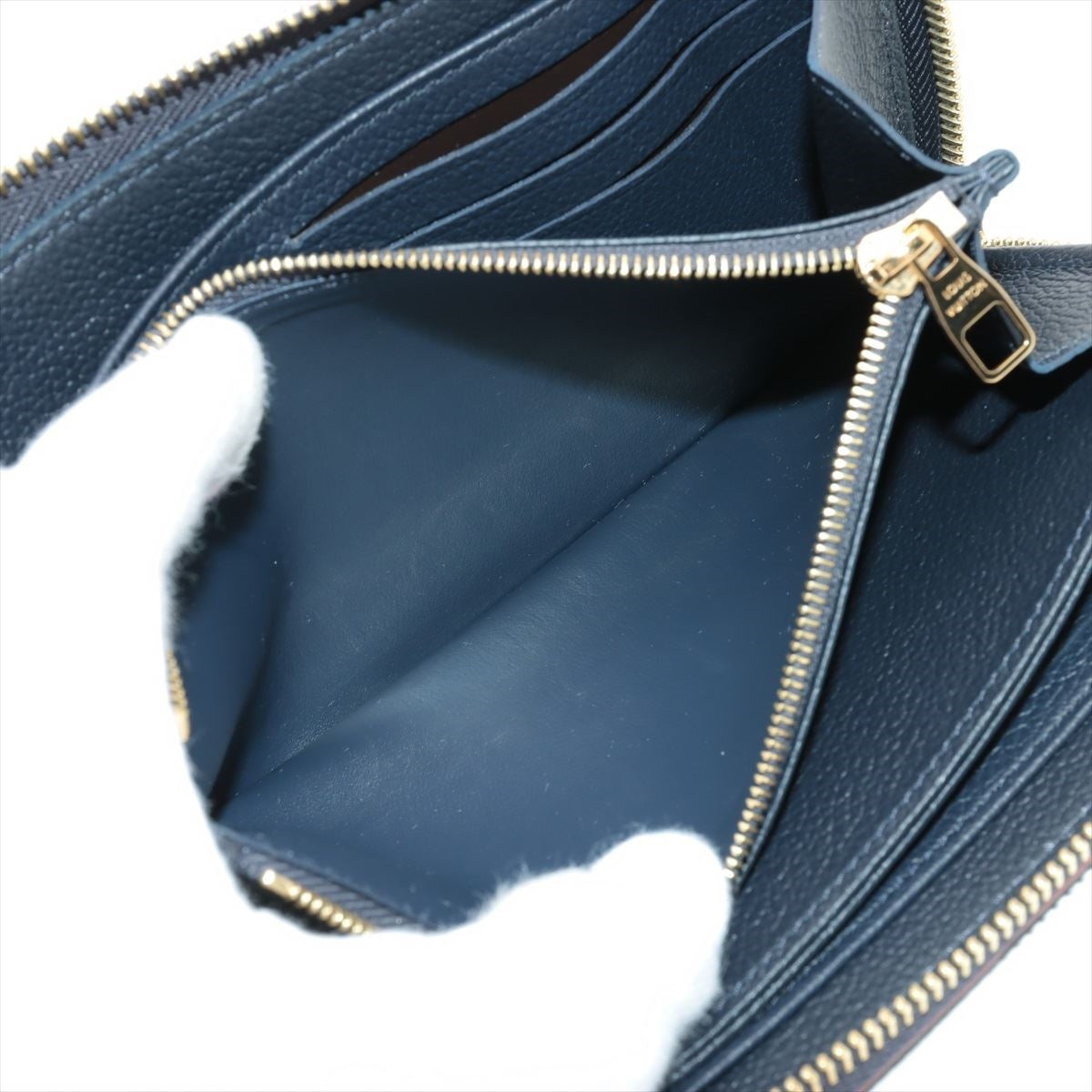 Louis Vuitton Monogram Amplant  Wallet M62121 Marine Round Zip Wallet