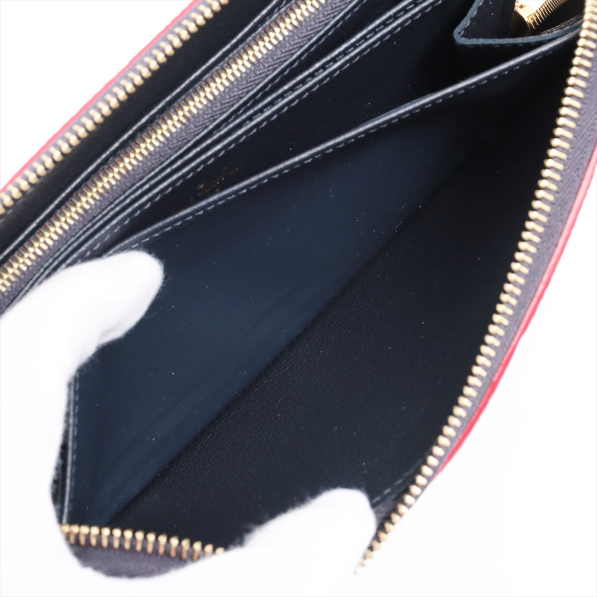 Louis Vuitton Implant  Wallet M62121 Marine Round Zip Wallet