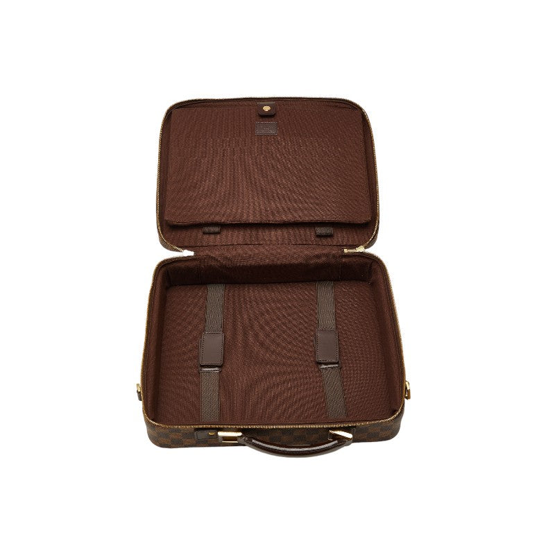 Louis Vuitton Damier Porteo-inatour Savannah Business Bag 2WAY N53355 Brown PVC Leather Men LOUIS VUITTON