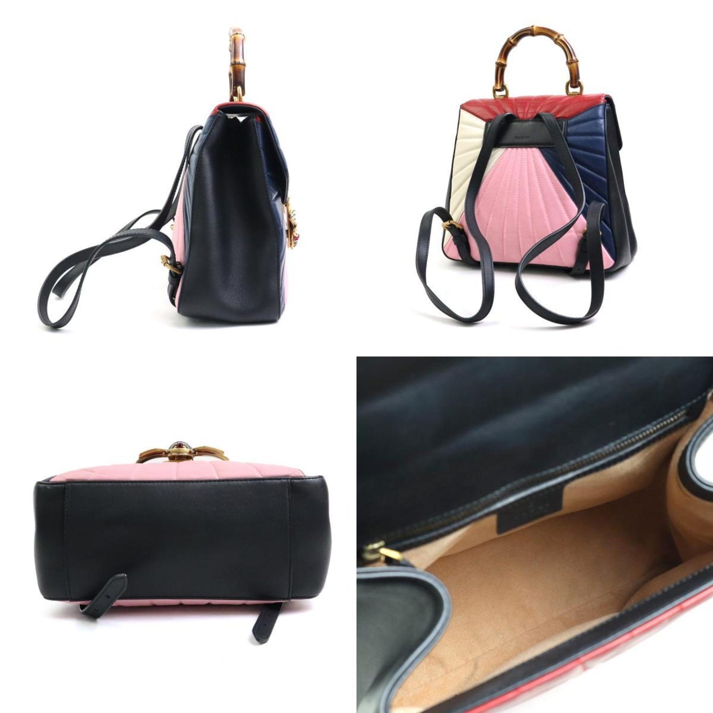 Gucci Queen Margaret  Leather Handbag ()