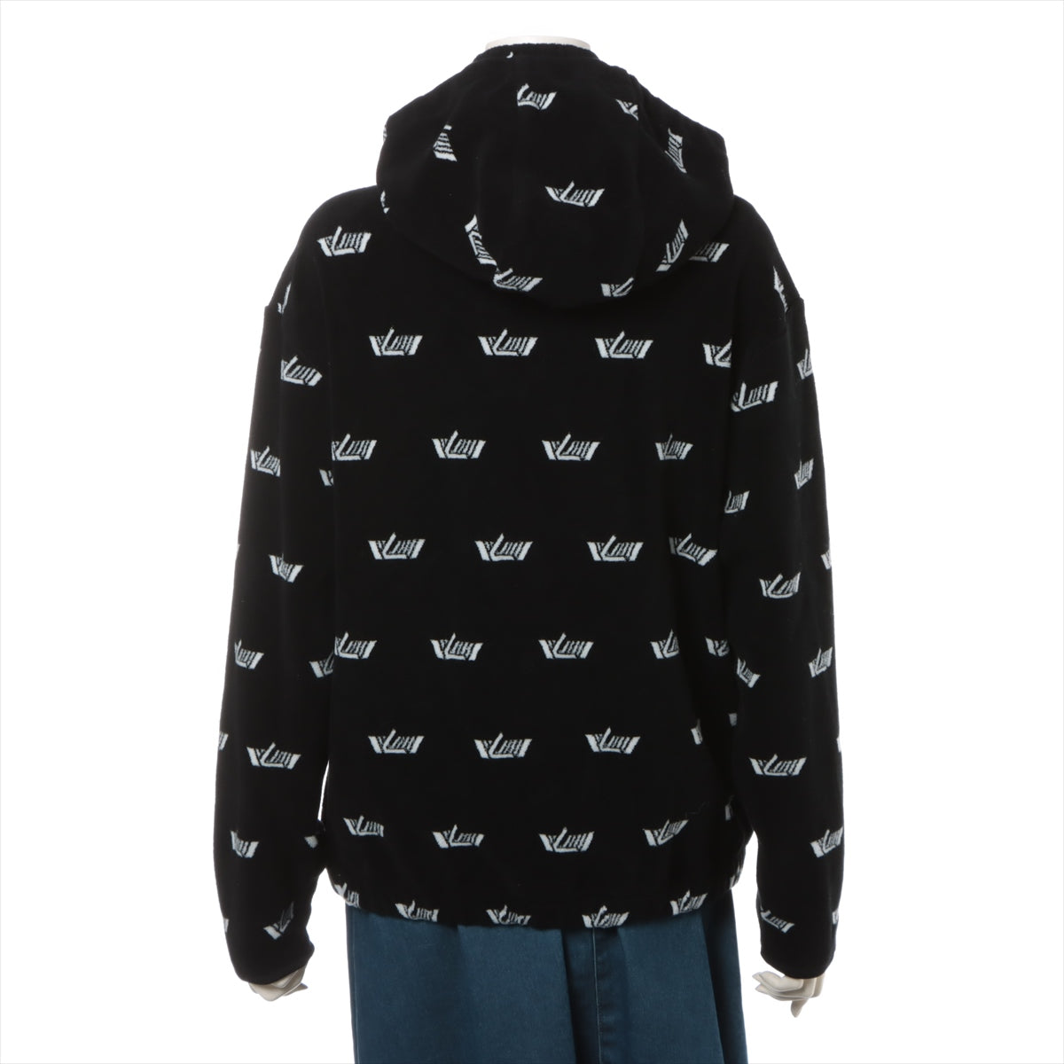Louis Vuitton 22SS Cotton X Lion Bronze XS  Black X White RW221W Foods Removed