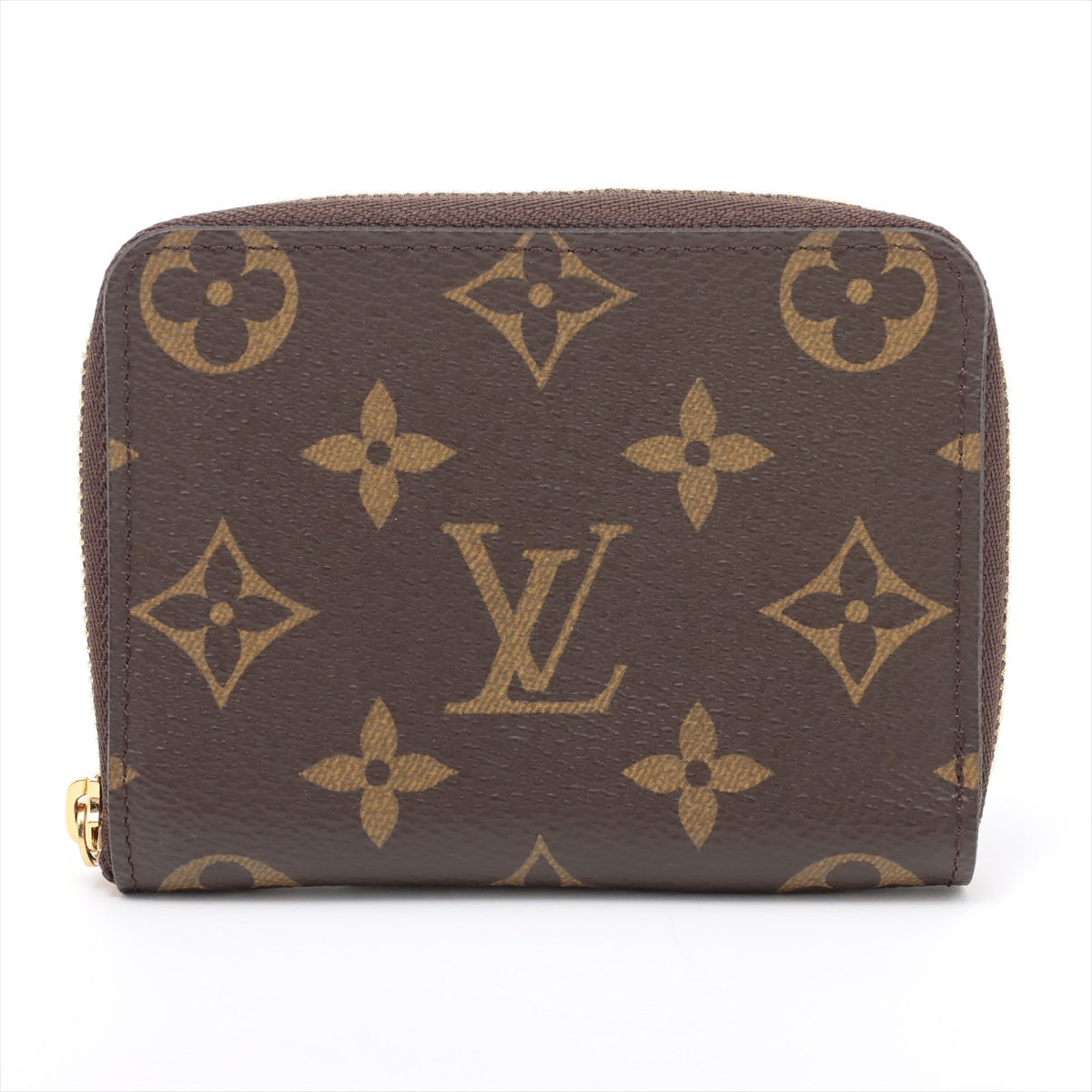 Louis Vuitton Monogram Zippyr Coin Pass M60067 Brown Coin Case