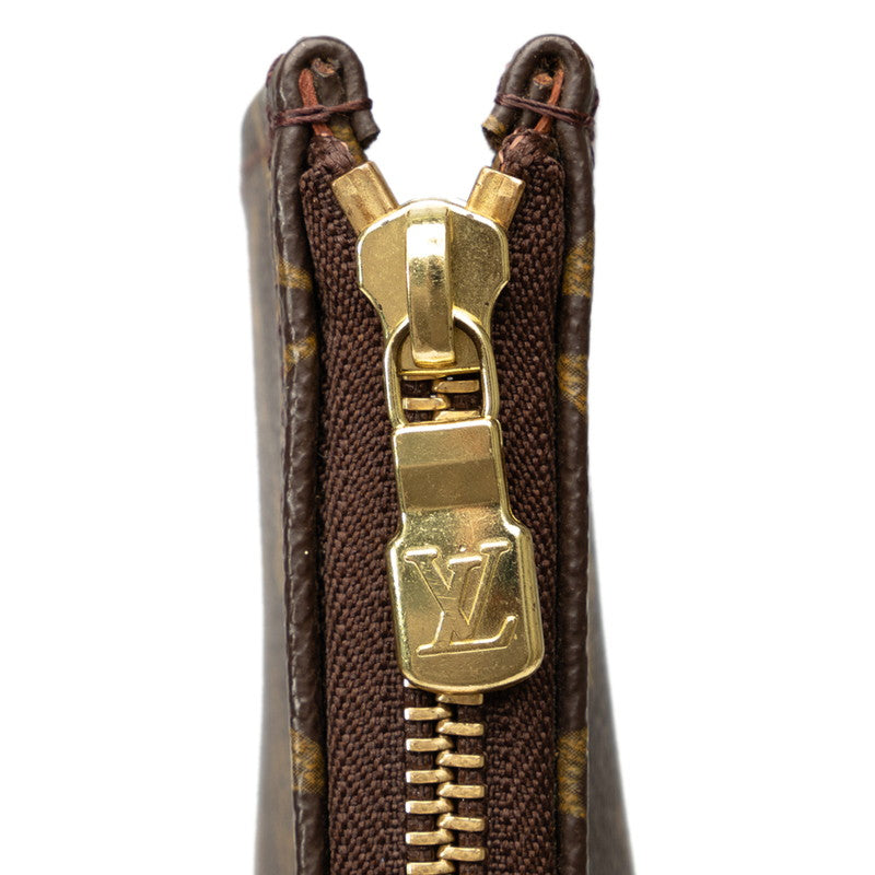 Louis Vuitton Monogram Posh Documentary Second Bag Paper Case M53456 Brown PVC Leather  Louis Vuitton