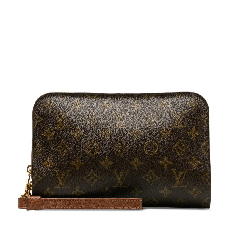 Louis Vuitton Monogram Ors Backpack Second Bag M51790 Brown PVC Leather Men LOUIS VUITTON