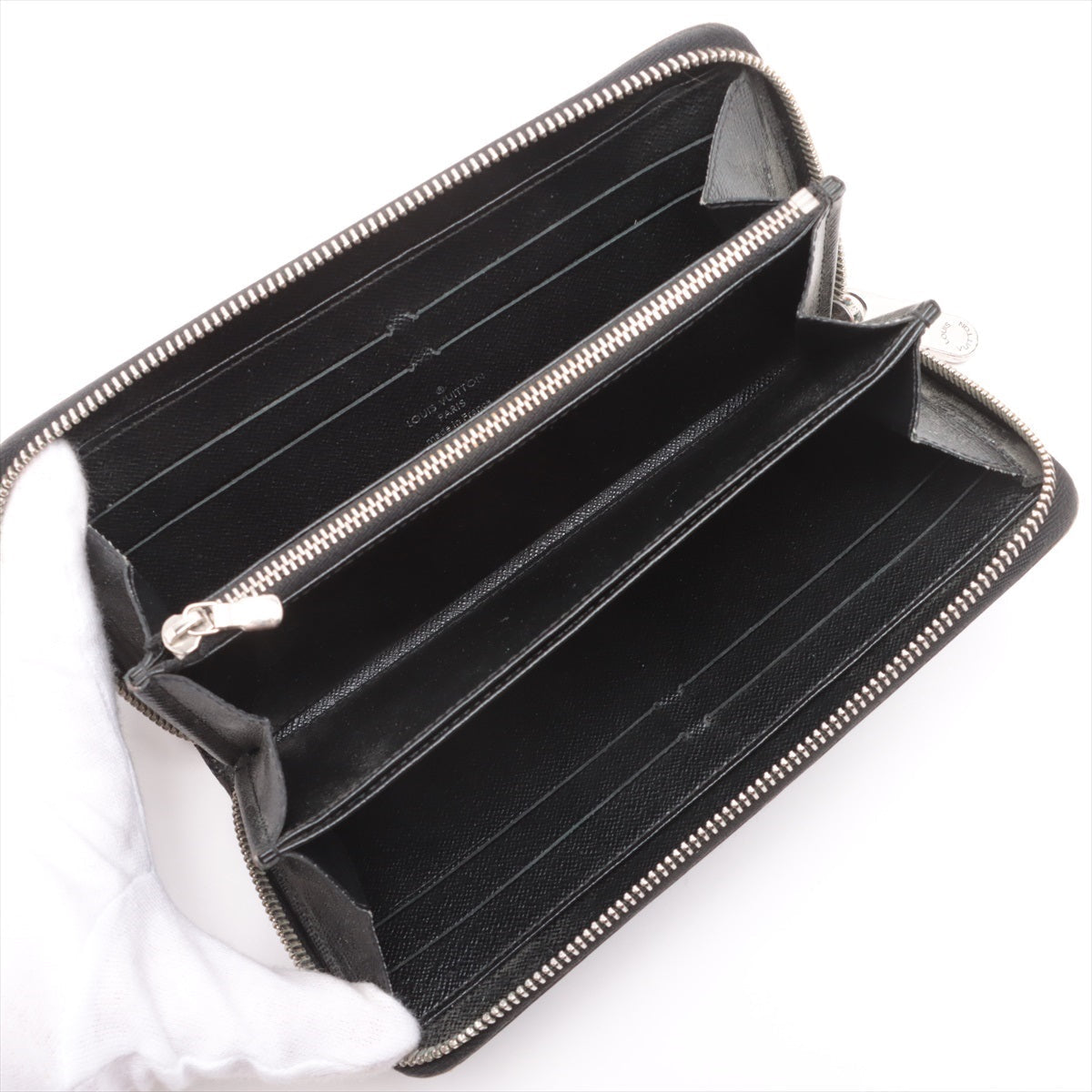Louis Vuitton Epi  Wallet M61862 Blue Round Zip Wallet