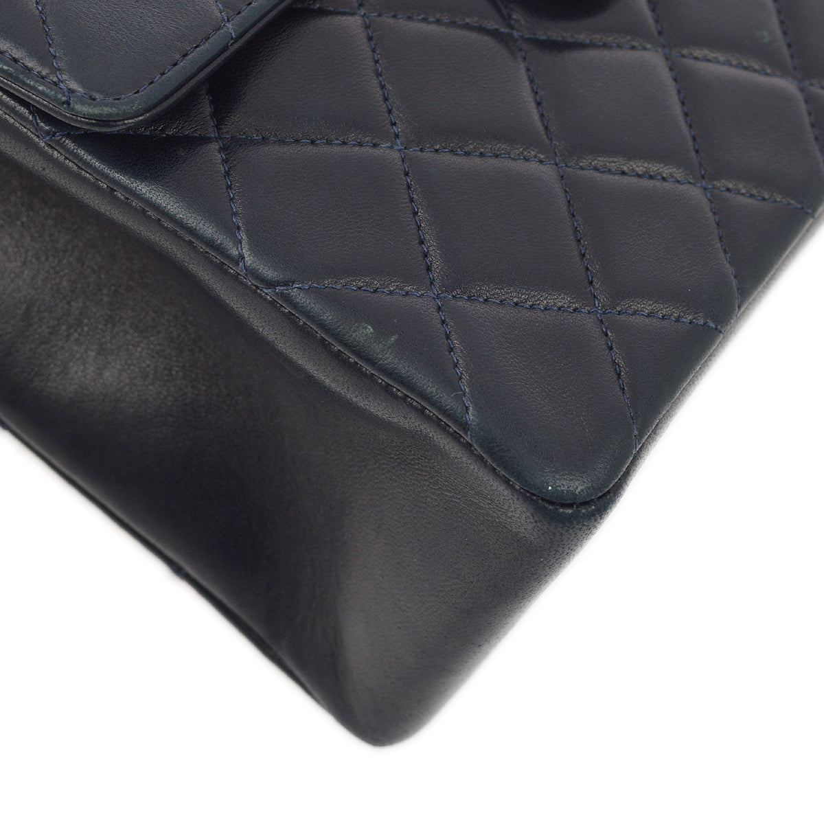 Chanel Navy Lambskin Handbag