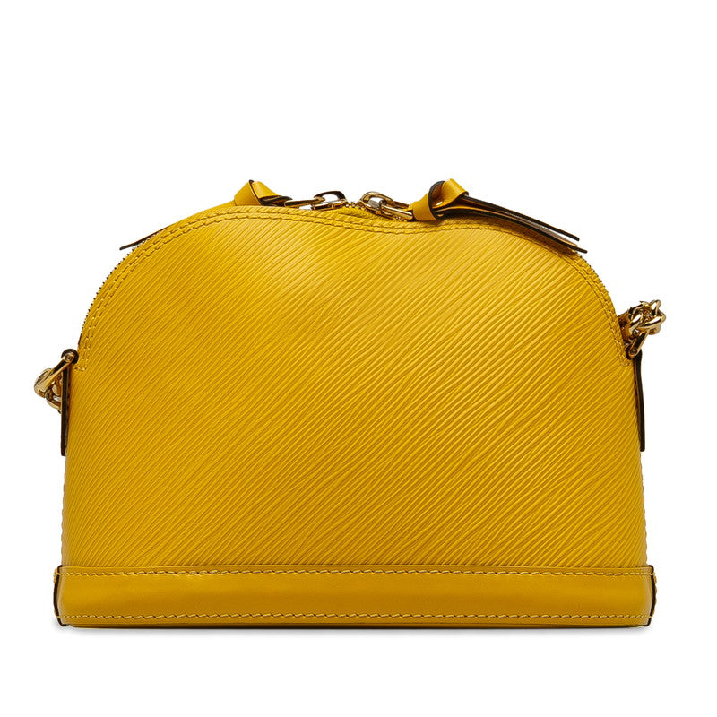 Louis Vuitton Epi Alma Mini Chain Shoulder Bag M53119 Citron Yellow Leather  Louis Vuitton