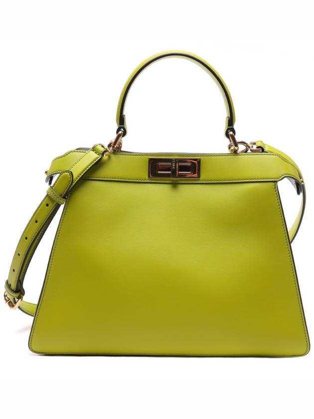 Luxury Fendi Peekaboo ISeeU Medium Tote Bag Green