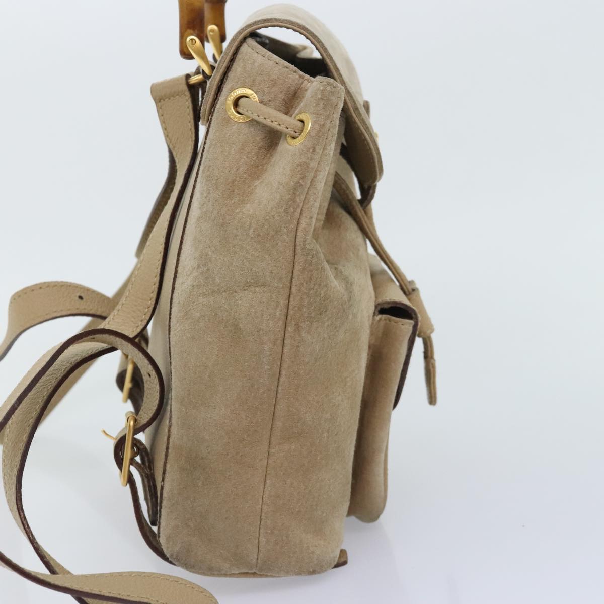 Luxury Gucci Trending 2025 Bamboo  Suede Backpack Bag