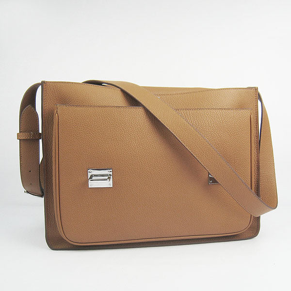 Luxury Hermes Steve H2812 Lambskin Coffee