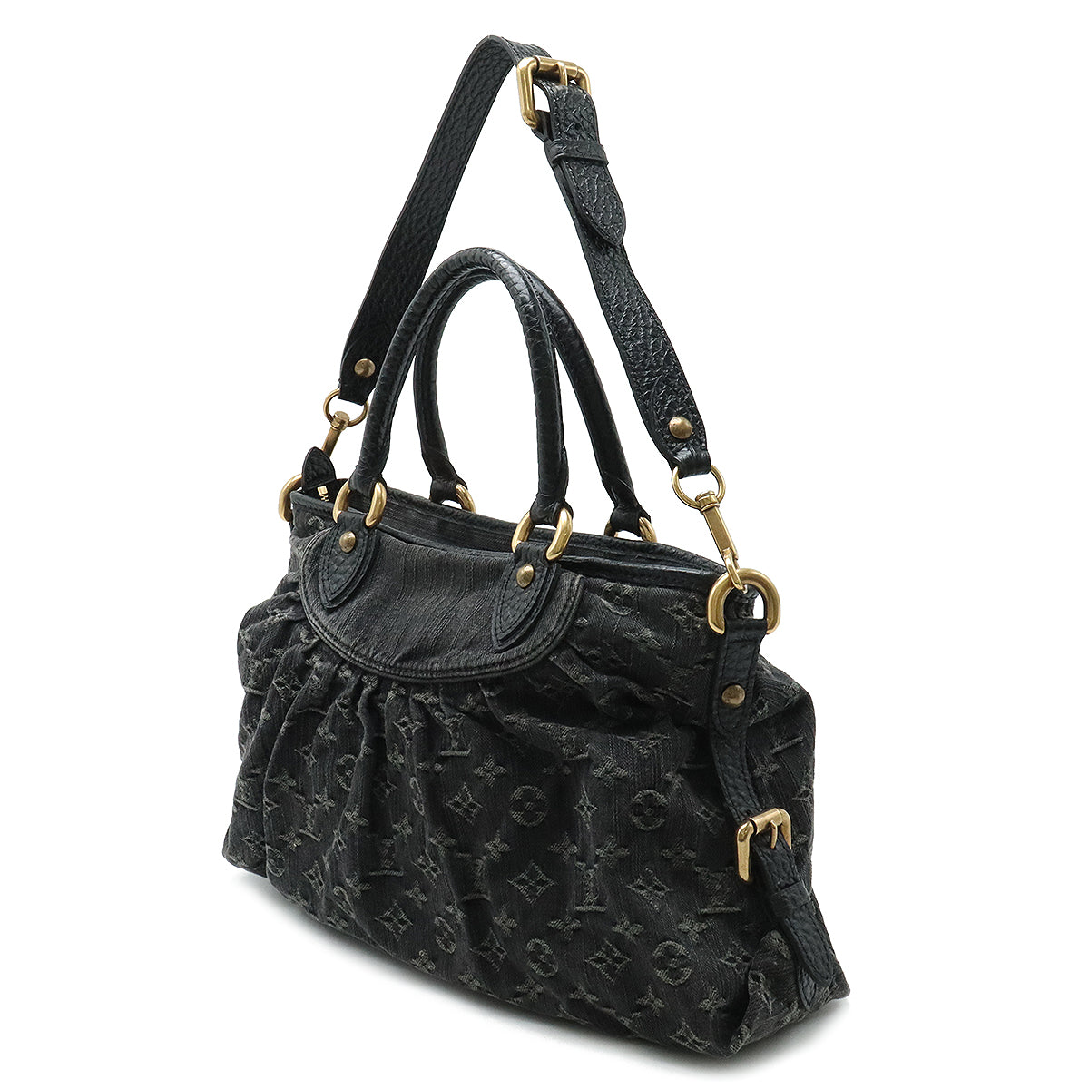 Louis Vuitton Monogrammedenium Neokabi MM Neokavi Tote Bag 2WAY Shoulder Bag Shoulder Noneir Black M95351