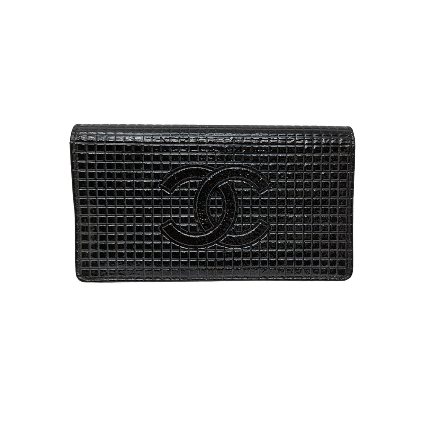 Luxury Chanel bag Micro Chocolate Bar Coco Mark Long Wallet