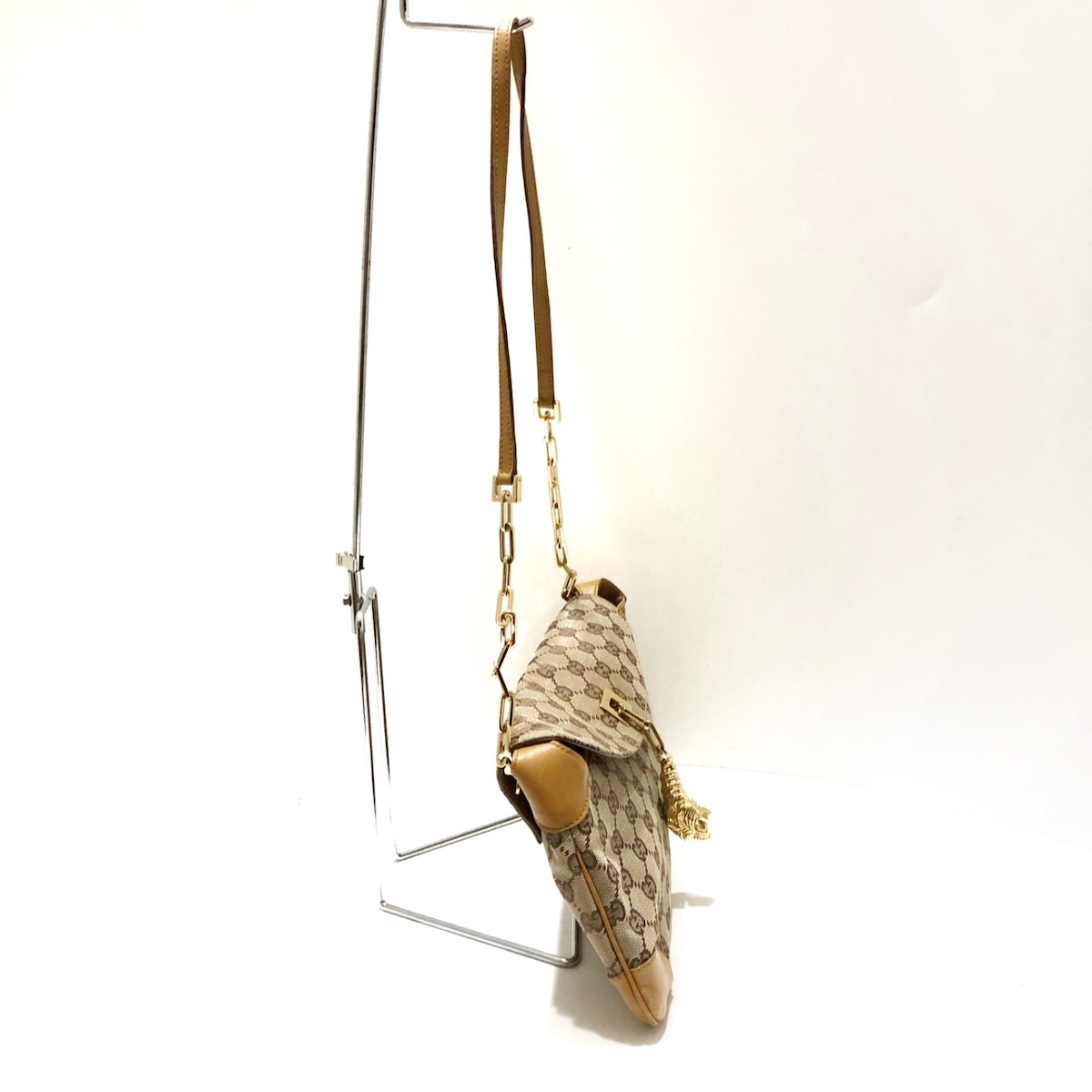 Luxury Gucci Trending 2025 Gg Pattern  Canvas Shoulder Bag ()