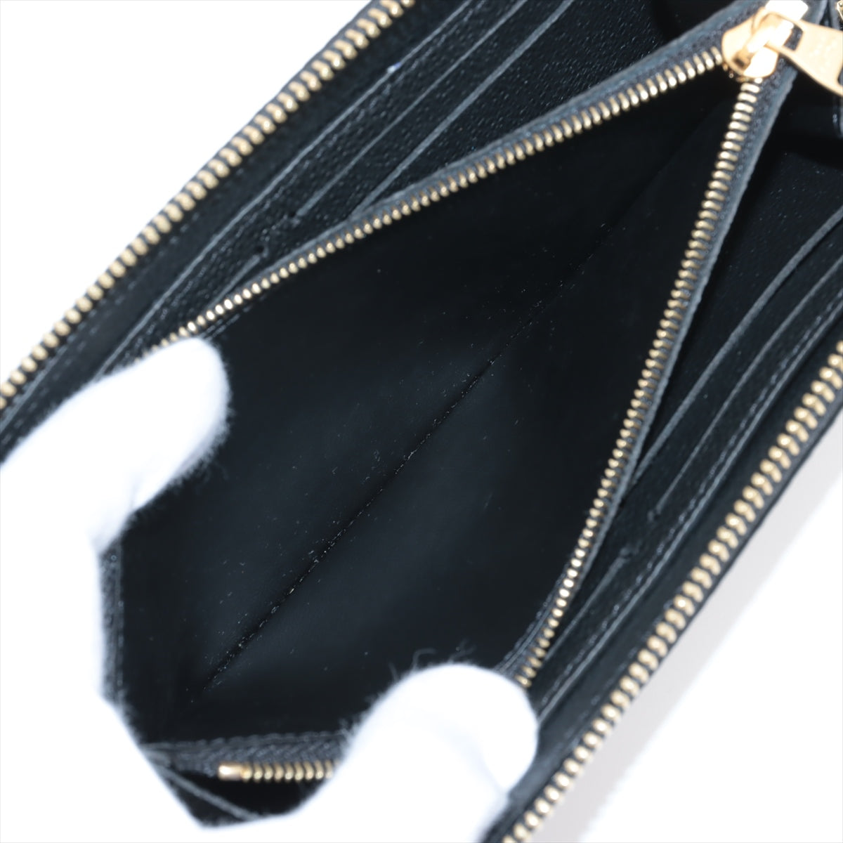 Louis Vuitton Bi-Color Monogram Implant Portefolio Claimance M82338 Noneir Round  Wallet
